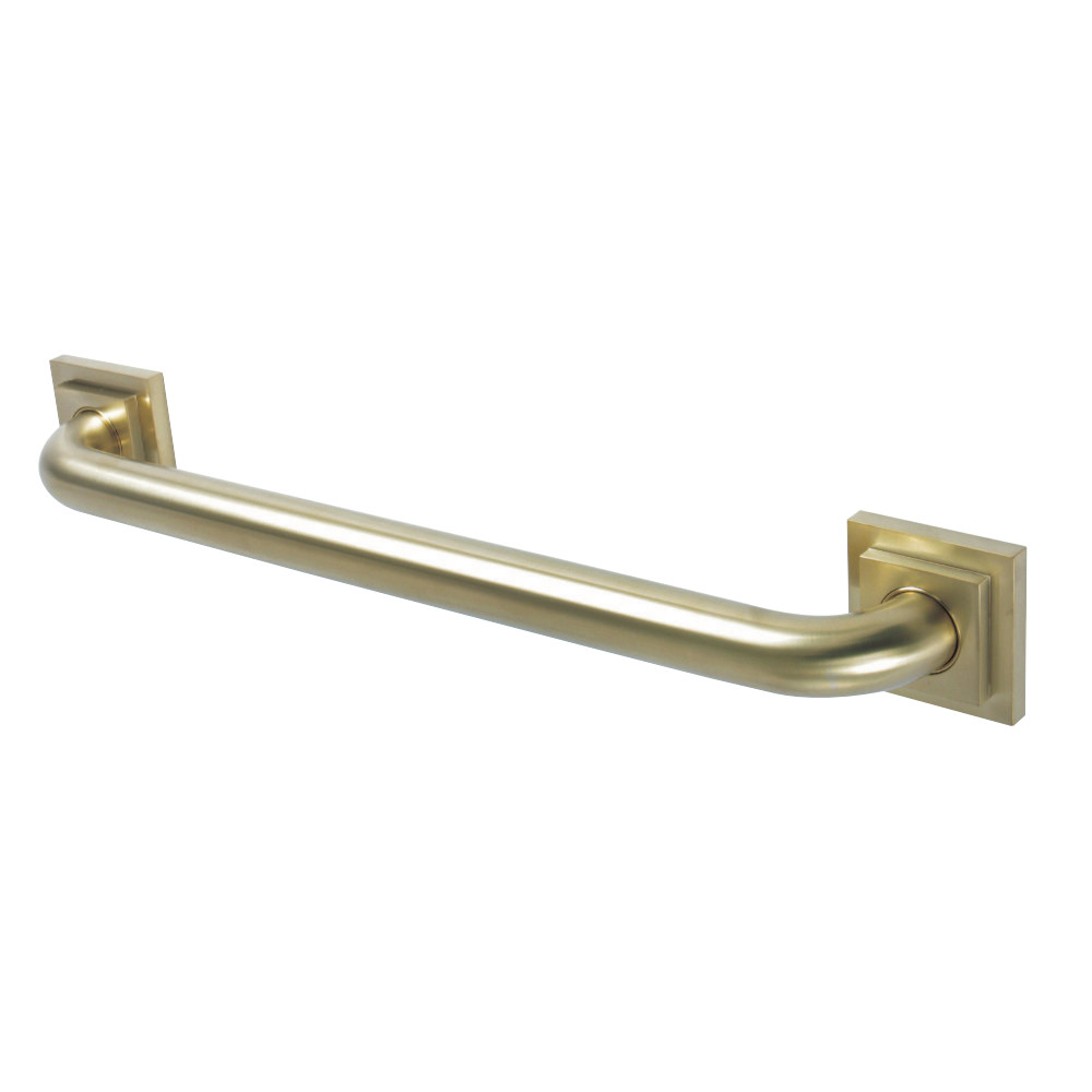 Brass DR614187 Claremont 18" Decorative Grab Bar  Brushed Brass