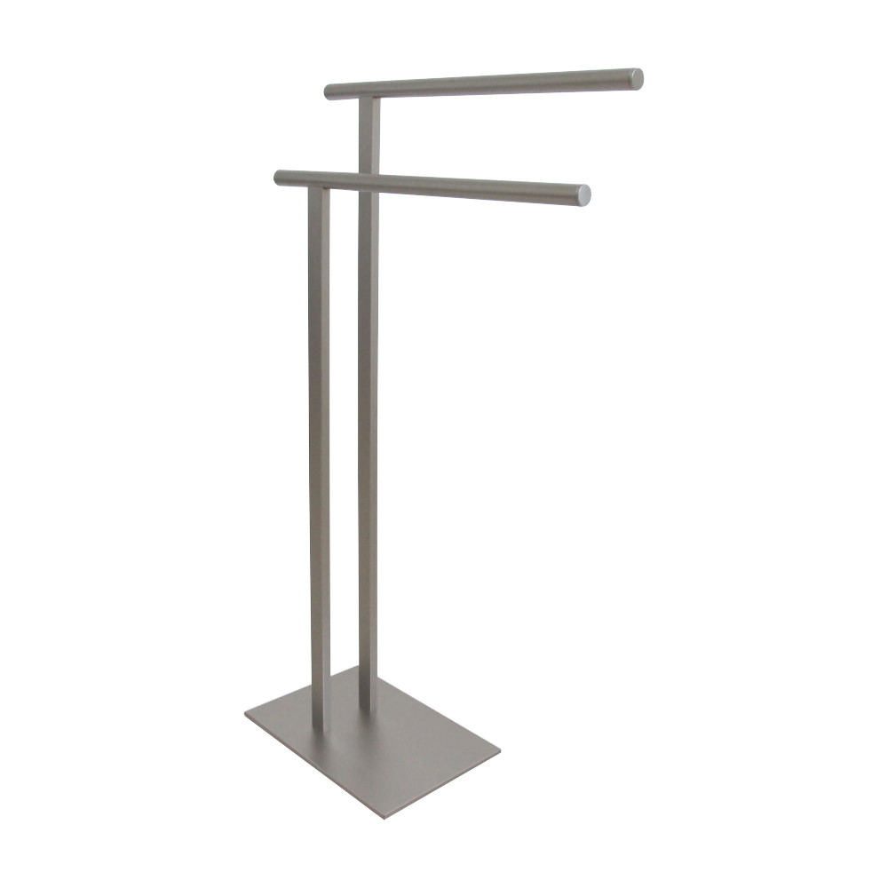 SCC6038 Freestanding Double Towel Rack, Brushed Nickel