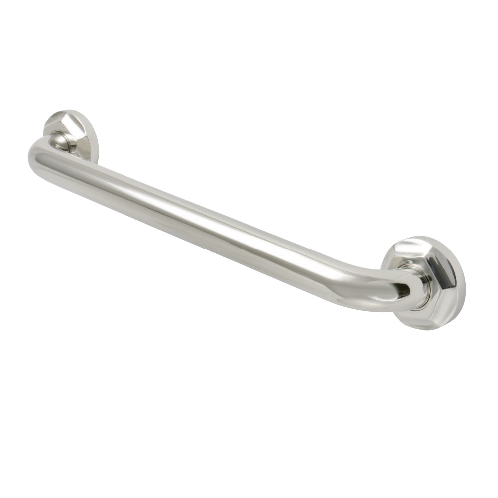 Metropolitan Decorative Grab Bar, Polished Nickel - 21.32 x 4.7 x 2.63 in.