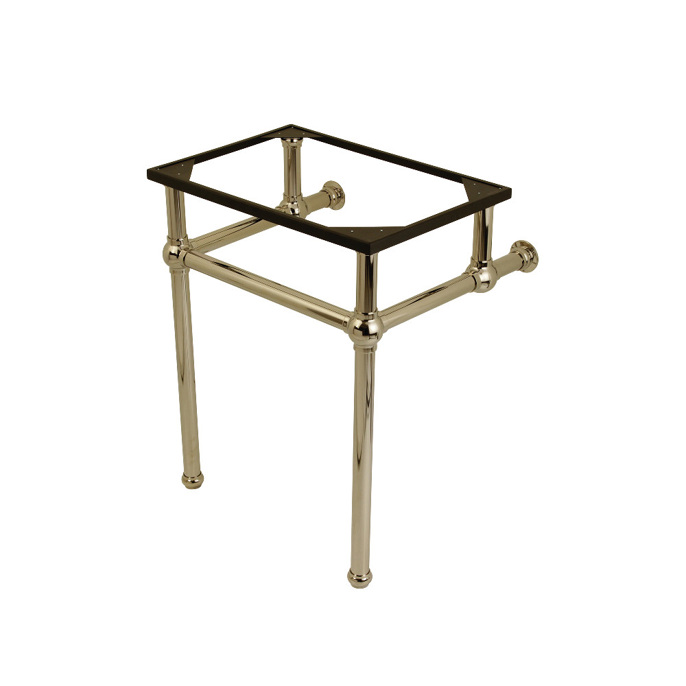 Picture of Fauceture VBH242030PN Console Sink Holder with Brass Pedestal, Polished Nickel - 20.38 x 24 x 30 in.