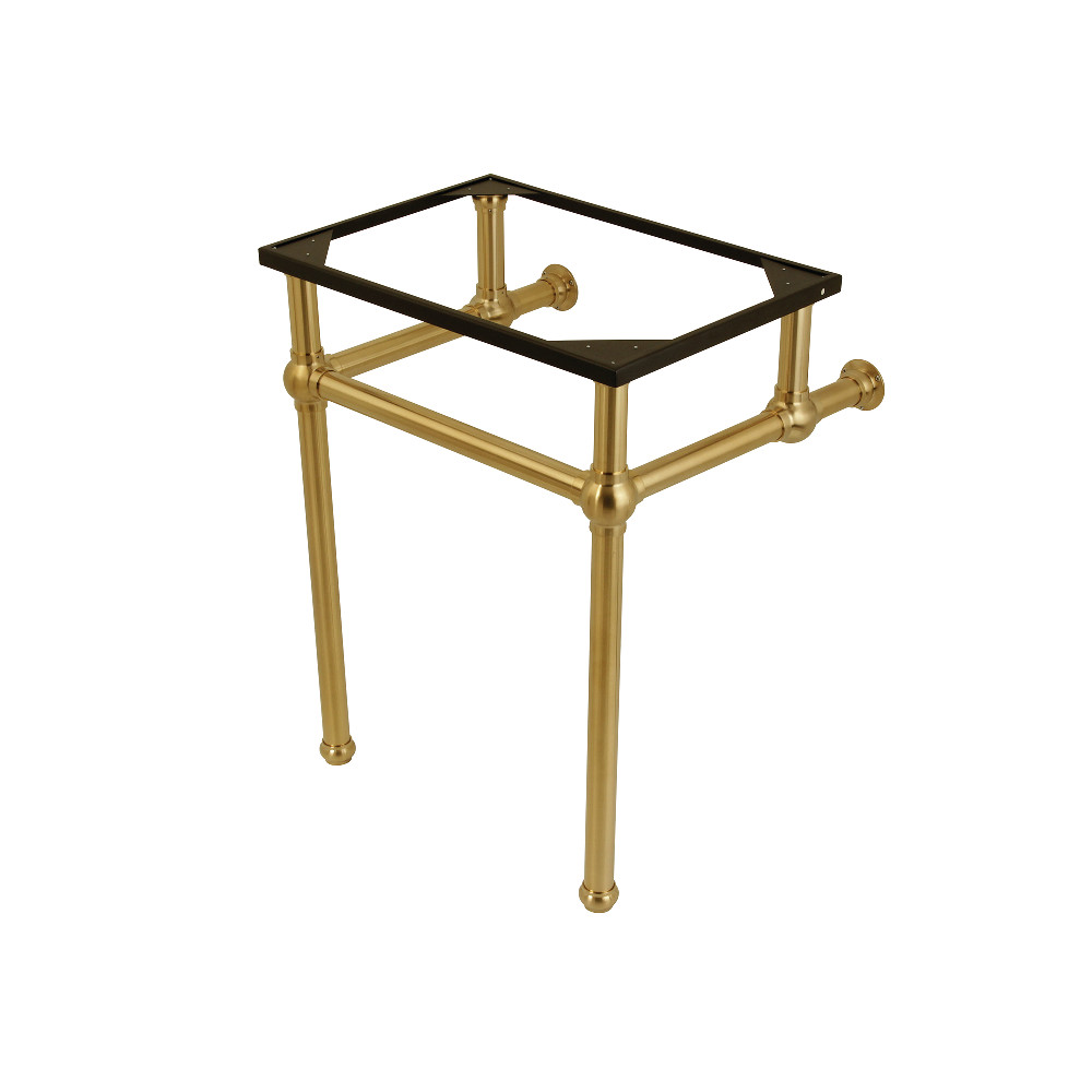 Picture of Fauceture VBH242030SB Brass Wash Basin Pedestal Leg  Brushed Brass