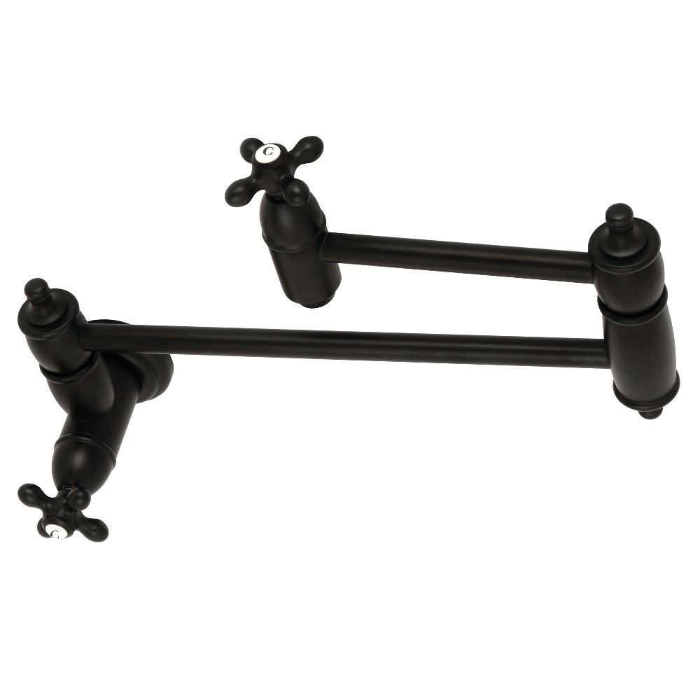 Wall Mount Pot Filler Kitchen Faucet, Matte Black - 2.63 x 7.94 x 13 in -  KitchenCuisine, KI3009156