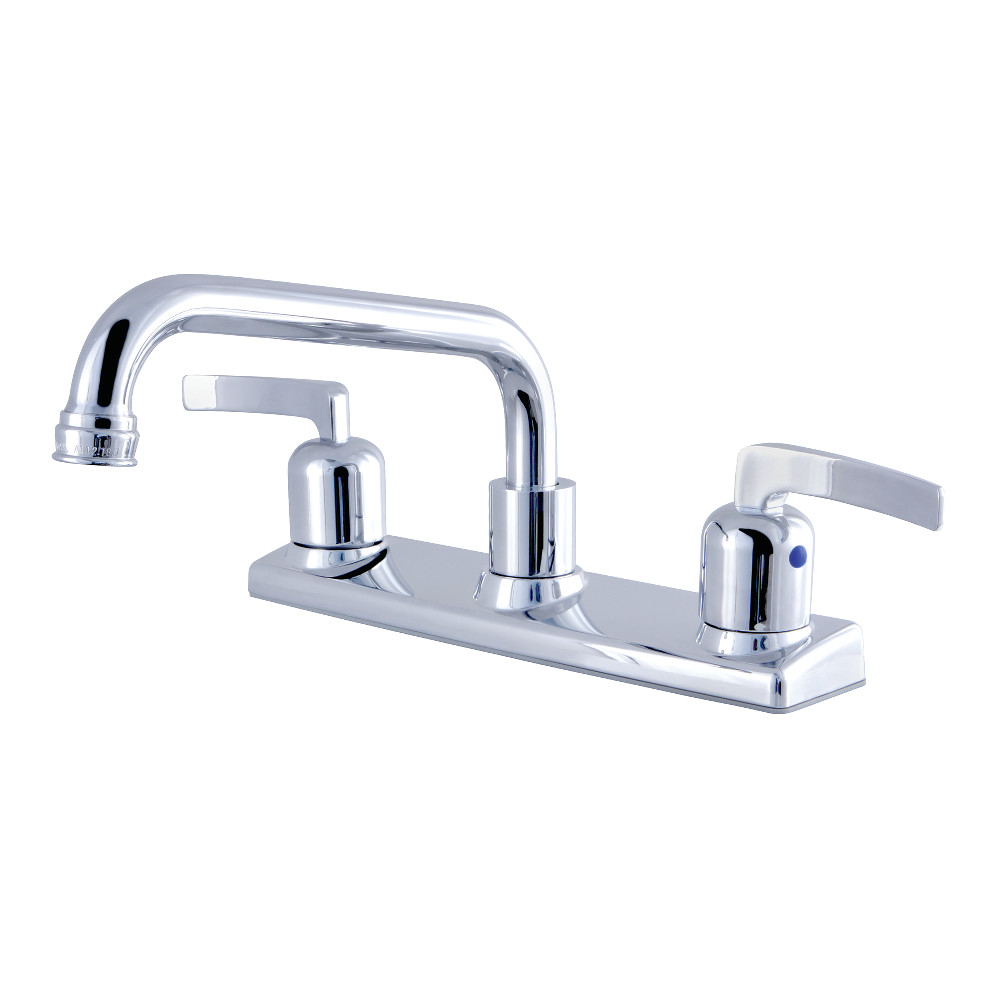 Kingston Brass FB2131EFL Centurion 8" Centerset Kitchen Faucet, Polished Chrome