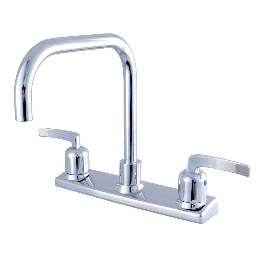 Kingston Brass FB2141EFL Centurion 8" Centerset Kitchen Faucet, Polished Chrome