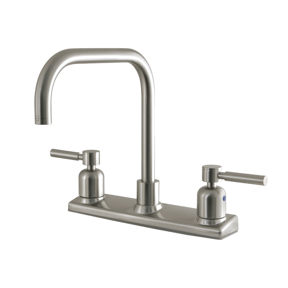 Kingston Brass FB2148DL Concord 8" Centerset Kitchen Faucet, Brushed Nickel