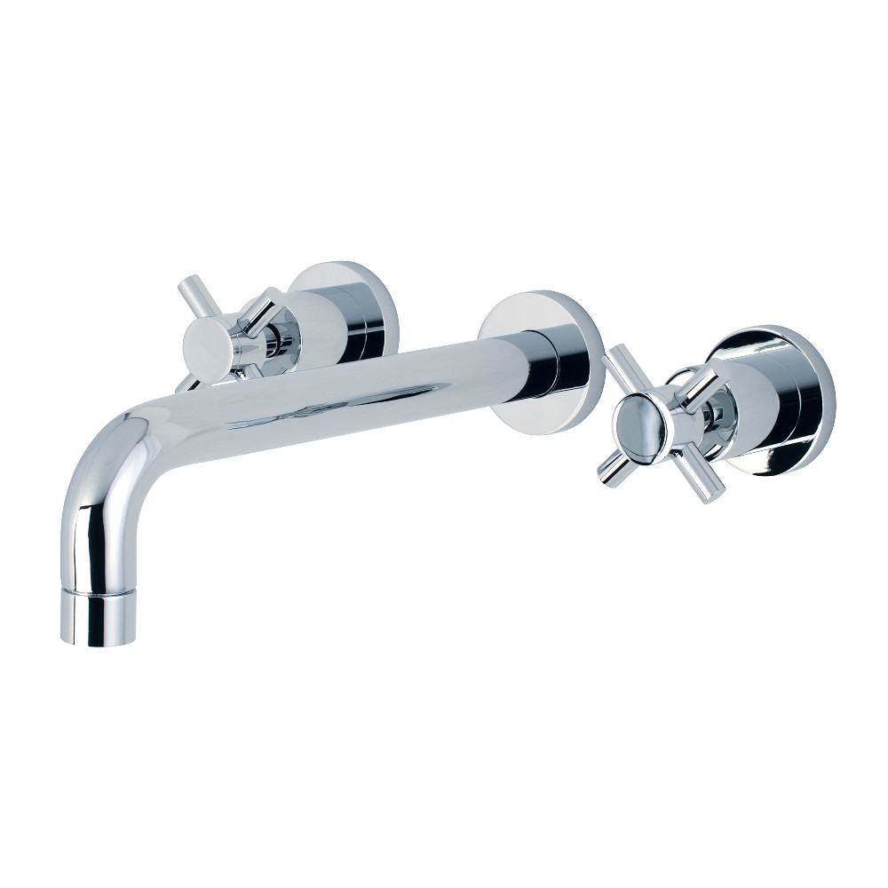 Concord 2-Handle Wall Mount Roman Tub Faucet, Polished Chrome - 10 x 8 x 2.75 in -  FurnOrama, FU2599512