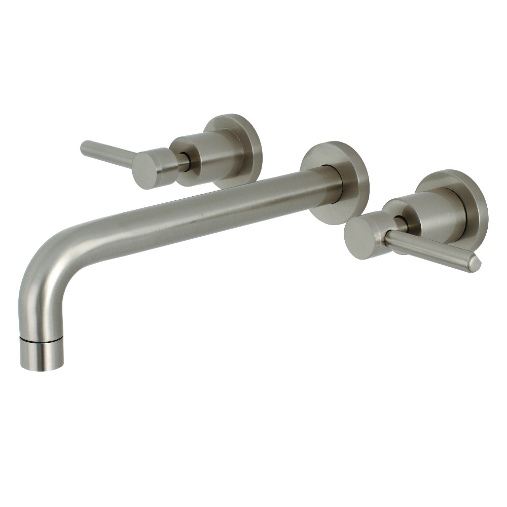 Concord 2-Handle Wall Mount Roman Tub Faucet, Brushed Nickel - 10 x 8 x 2.75 in -  FurnOrama, FU2599516