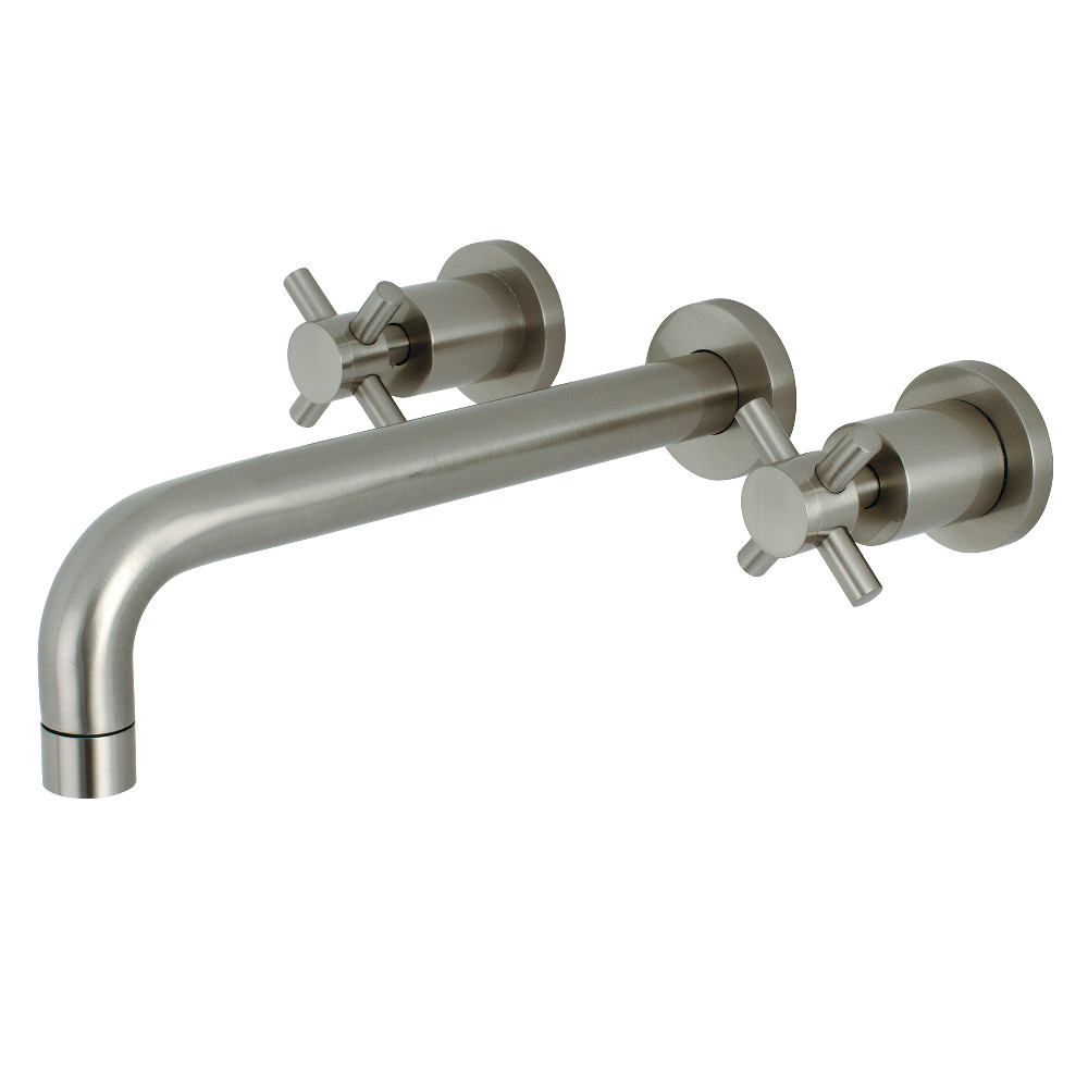 Concord 2-Handle Wall Mount Roman Tub Faucet, Brushed Nickel - 10 x 8 x 2.75 in -  FurnOrama, FU3560610