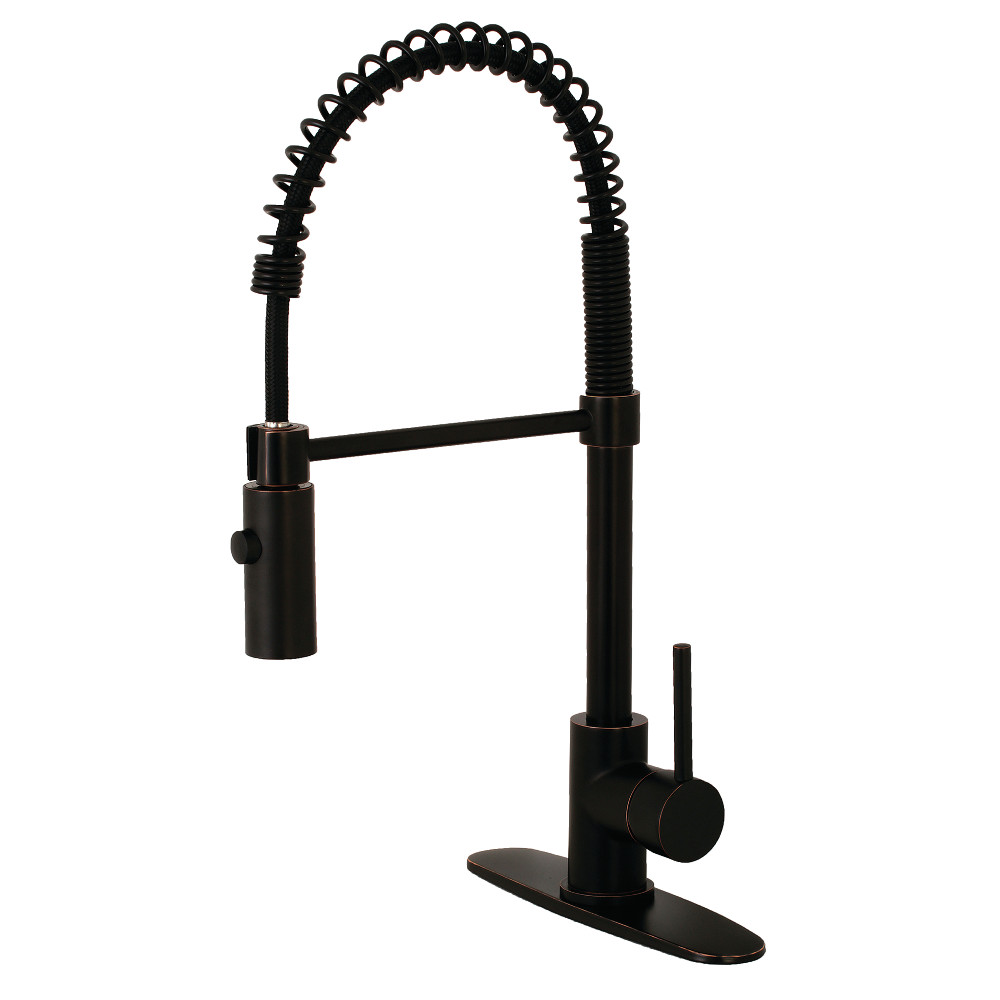 Picture of Gourmetier LS8776DL Modern Concord Kitchen Faucet with Pull-Down Sprayer - Naples Bronze