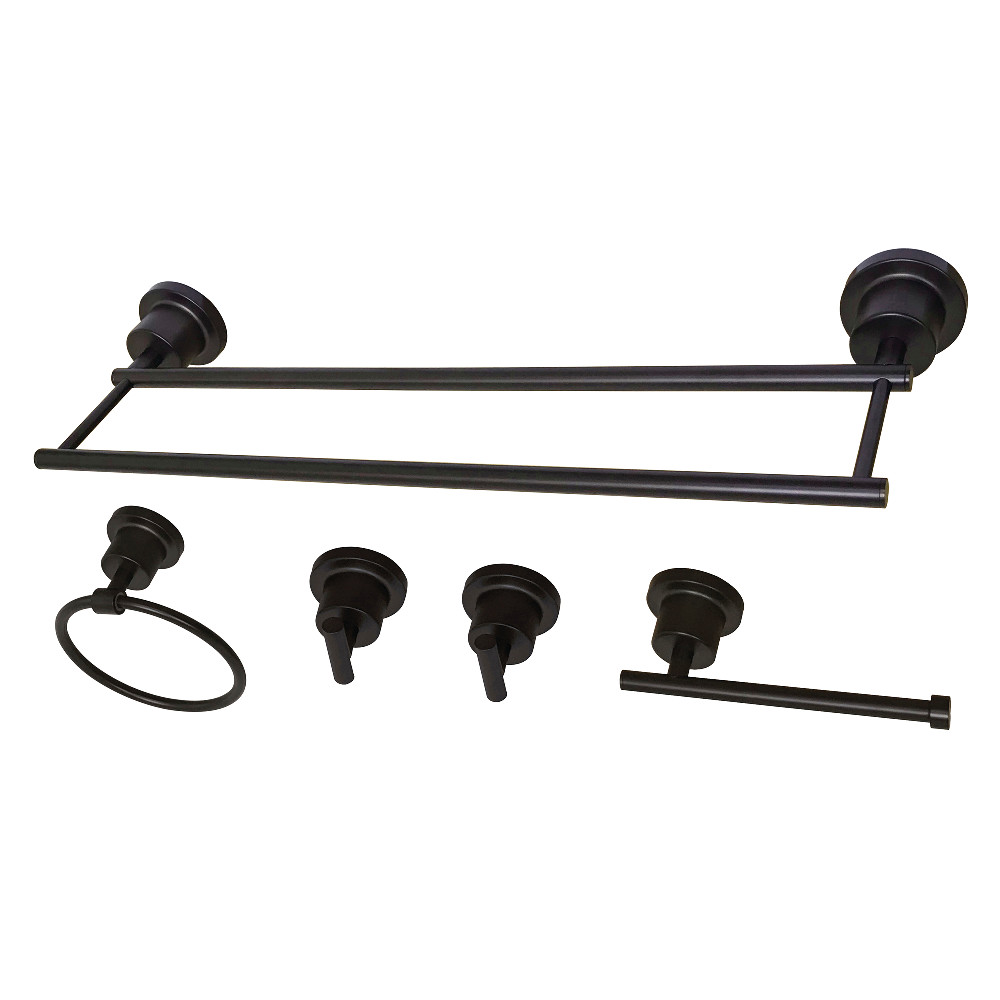 BAH8213478ORB Modern Concord 5 Piece Bathroom Accessory Sets - Oil Rubbed Bronze