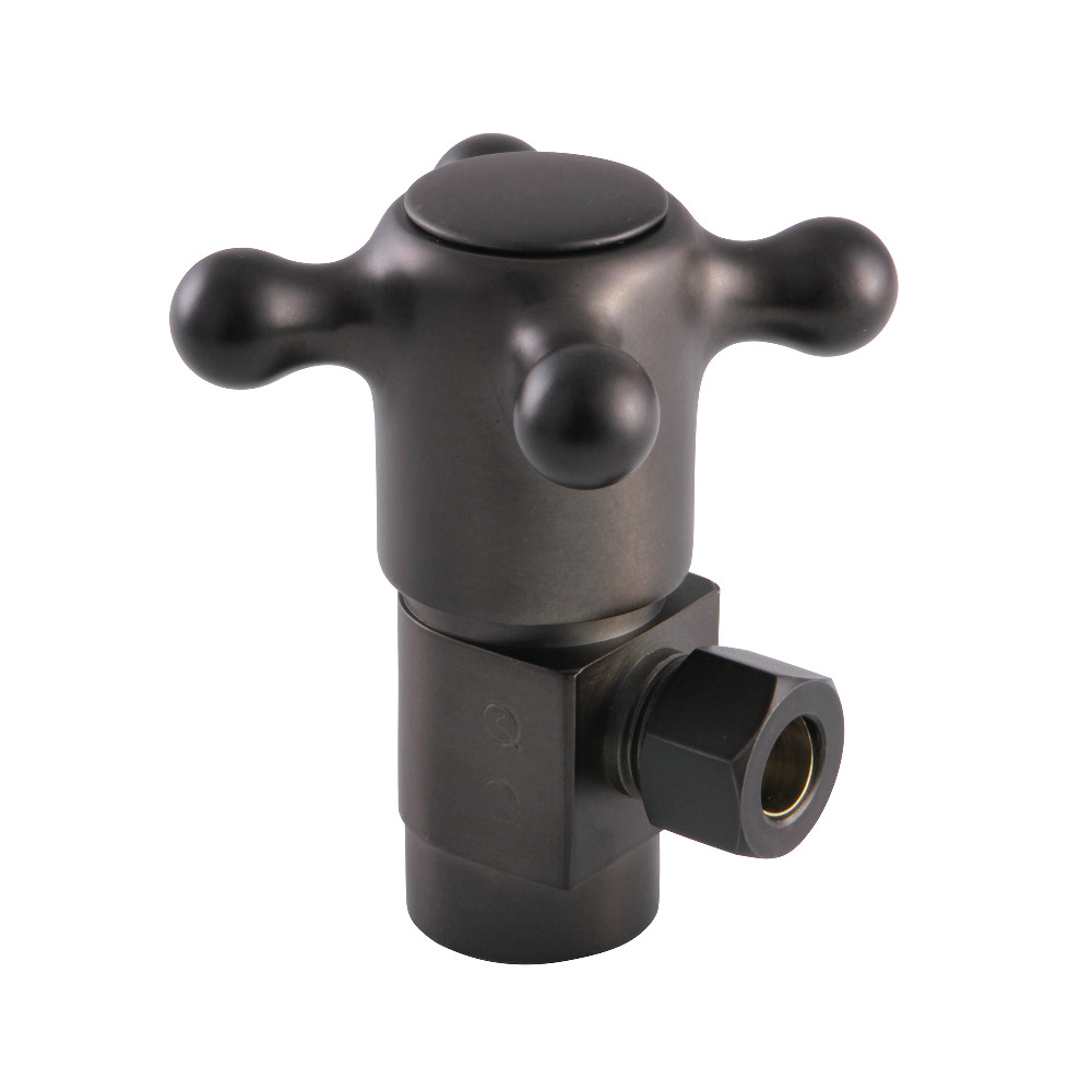 CD43305BX Traditional 0.5 IPS x 0.38 in. O.D. Anti-Seize Quarter Turn Angle Stop - Oil Rubbed Bronze