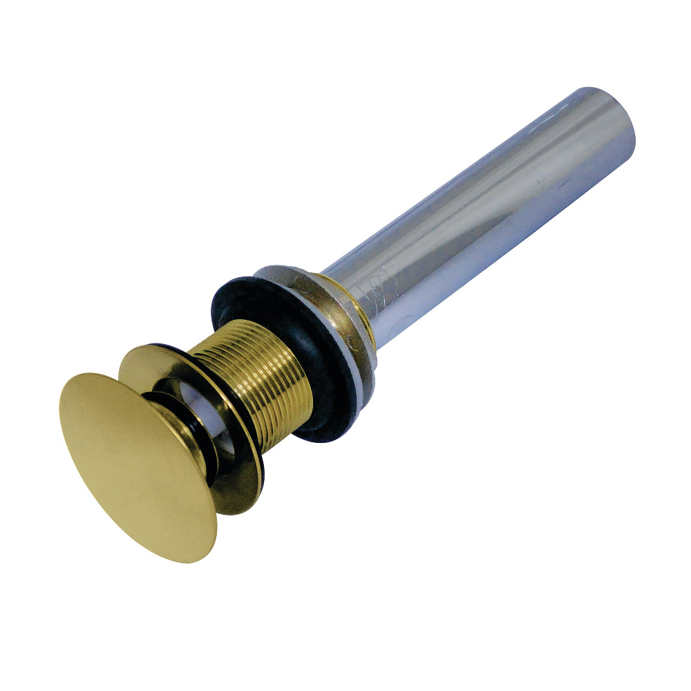 Picture of Kingston Brass EV7007 Push Pop-Up Drain without Overflow  Brushed Brass
