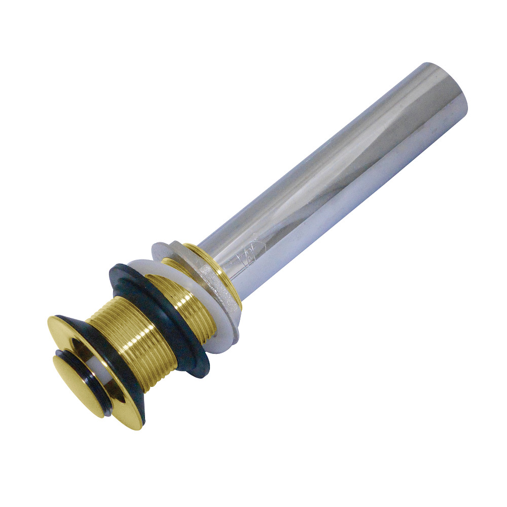 Picture of Kingston Brass EV8007 Push Pop-Up Drain without Overflow  Brushed Brass