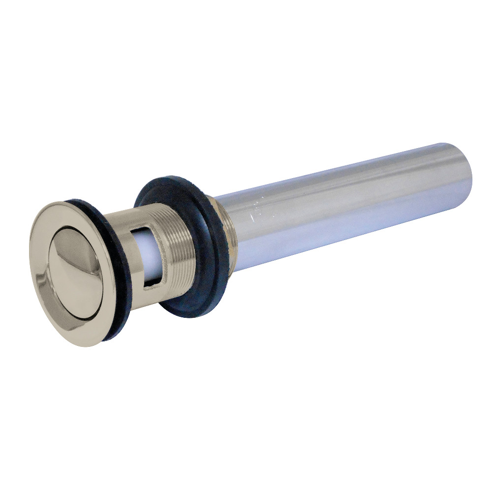 KB8106 Modern Push Pop-Up Drain with Overflow - Polished Nickel