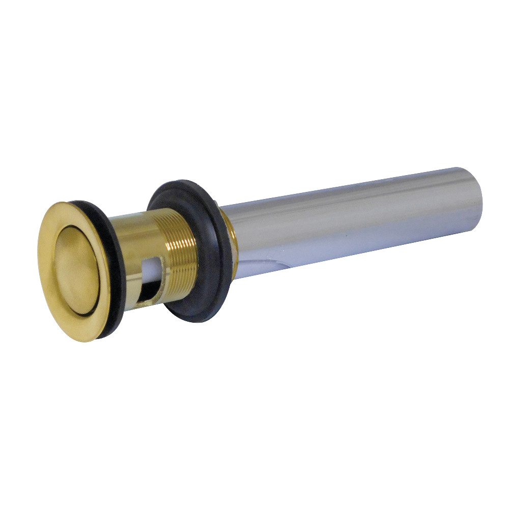 Picture of Kingston Brass KB8108 Push Pop-Up Drain with Overflow  Brushed Brass