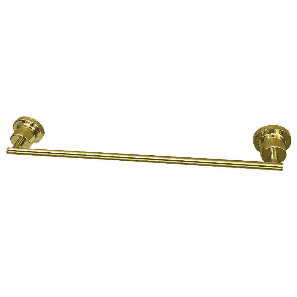 Concord 18 in. Single Towel Bar, Polished Brass