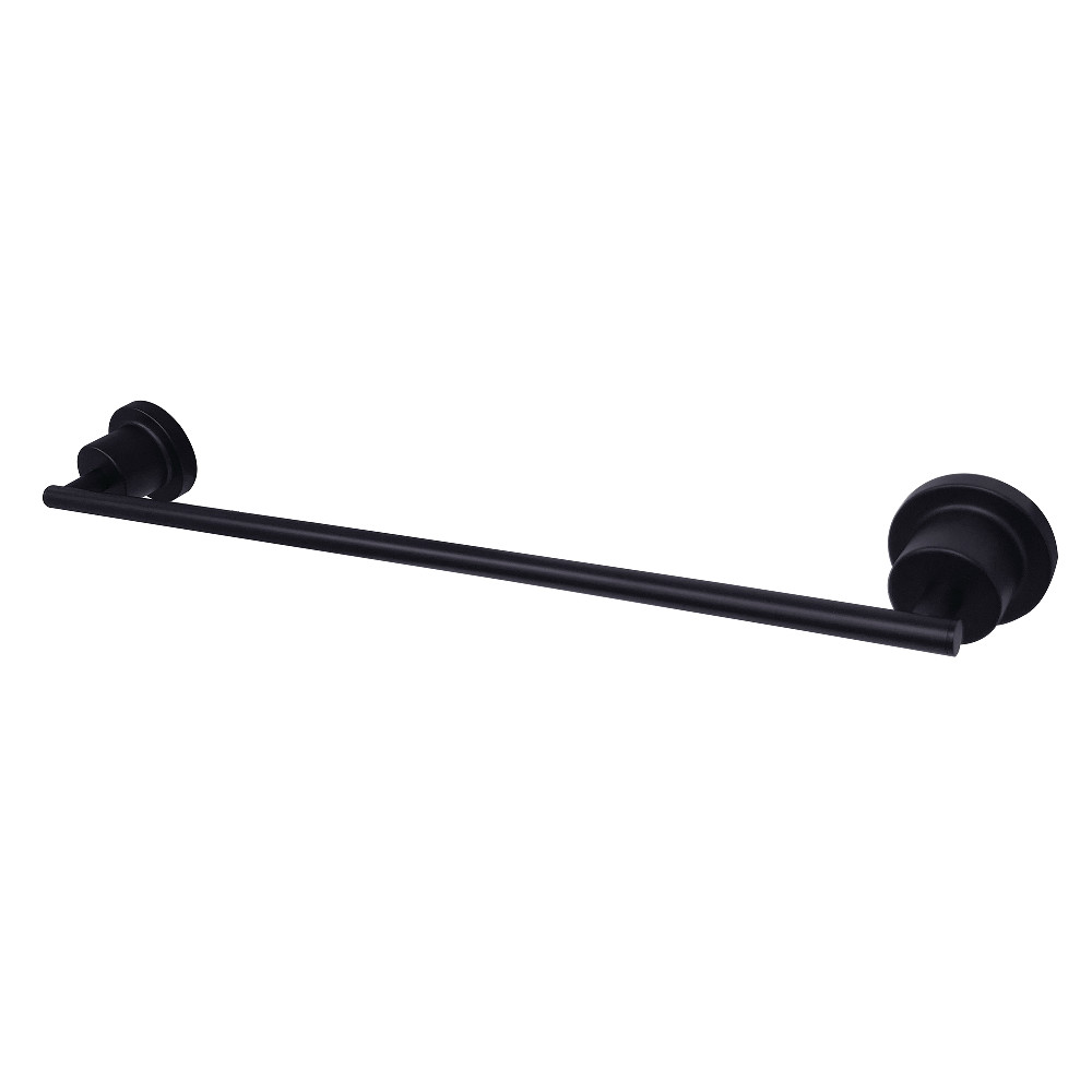 BAH8212MB Concord 18 in. Single Towel Bar, Matte Black