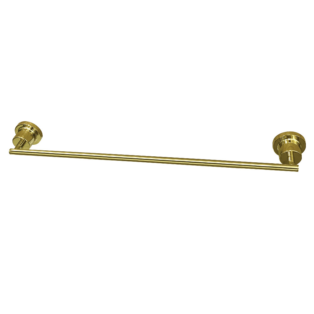 Concord 24 in. Single Towel Bar, Polished Brass