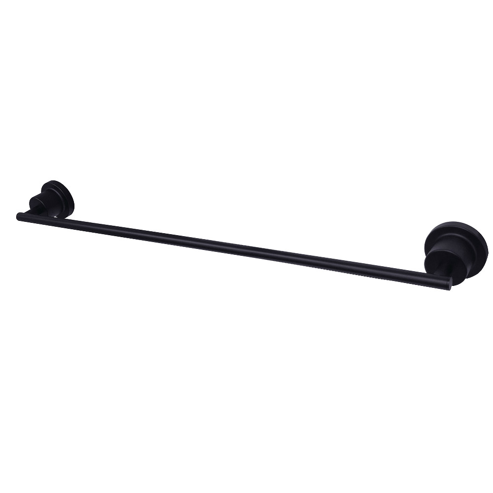 BAH8211MB Concord 24 in. Single Towel Bar, Matte Black