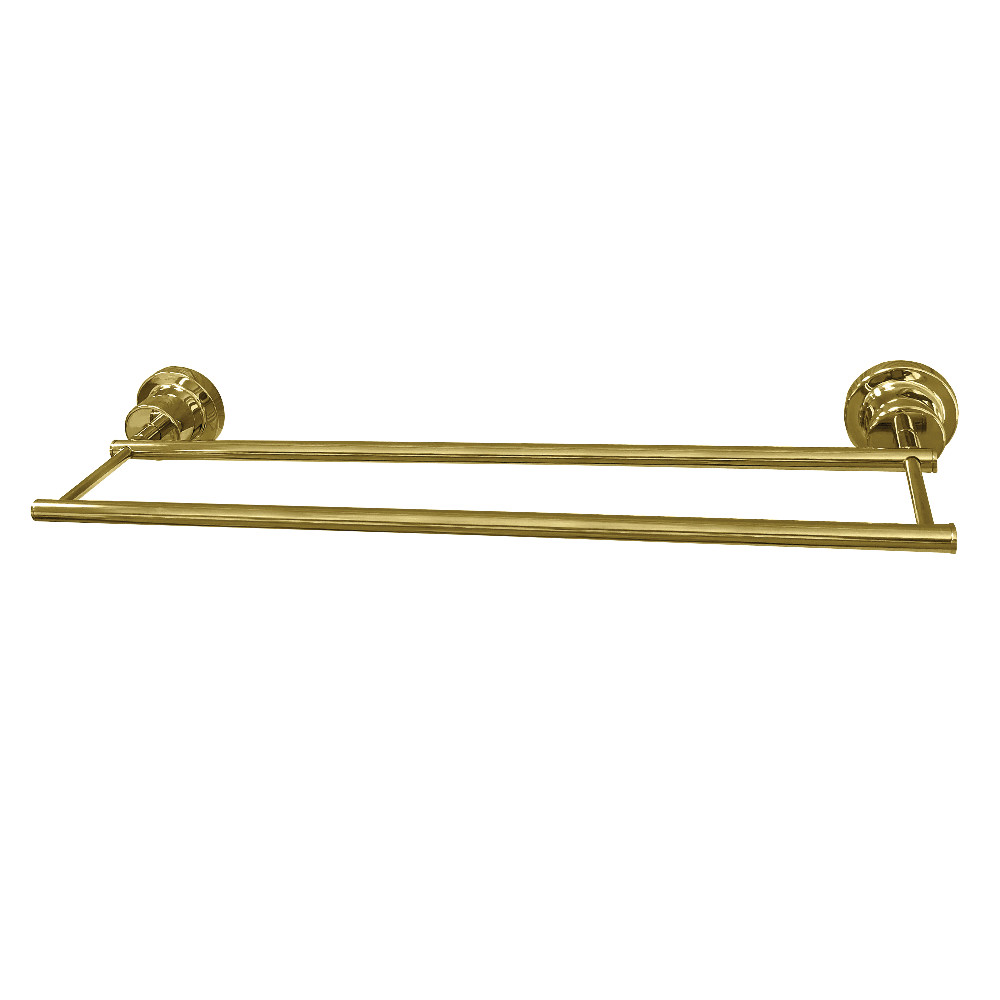 Concord 18 in. Double Towel Bar, Polished Brass