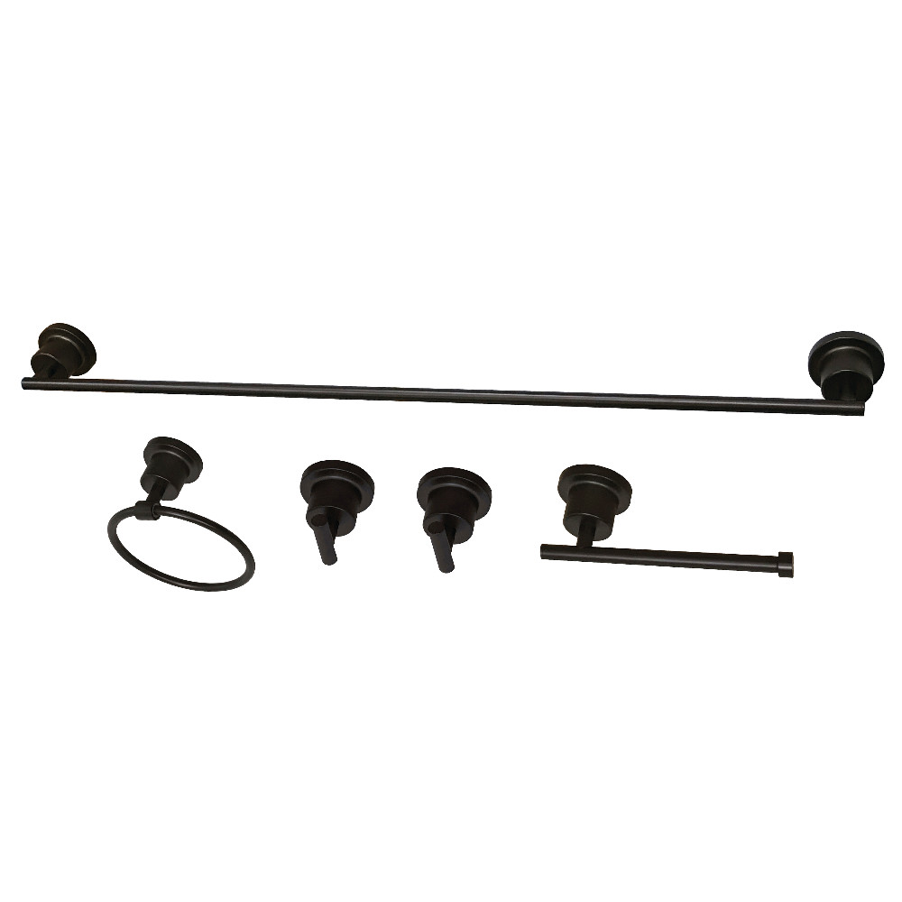 Concord 5 Piece Bathroom Accessory Set, Oil Rubbed Bronze