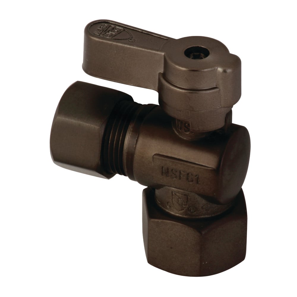 0.5 in. Fip x 0.5 in. OD Compression Angle Stop Valve, Oil Rubbed Bronze