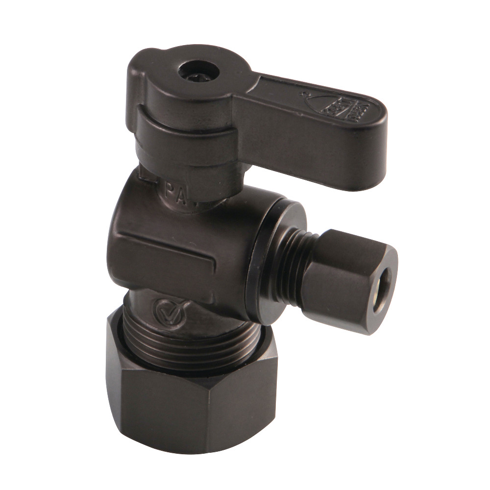 KF5814ORB 0.62 in. O.D. Compression x 0.25 in. OD Compression Angle Stop Valve, Oil Rubbed Bronze