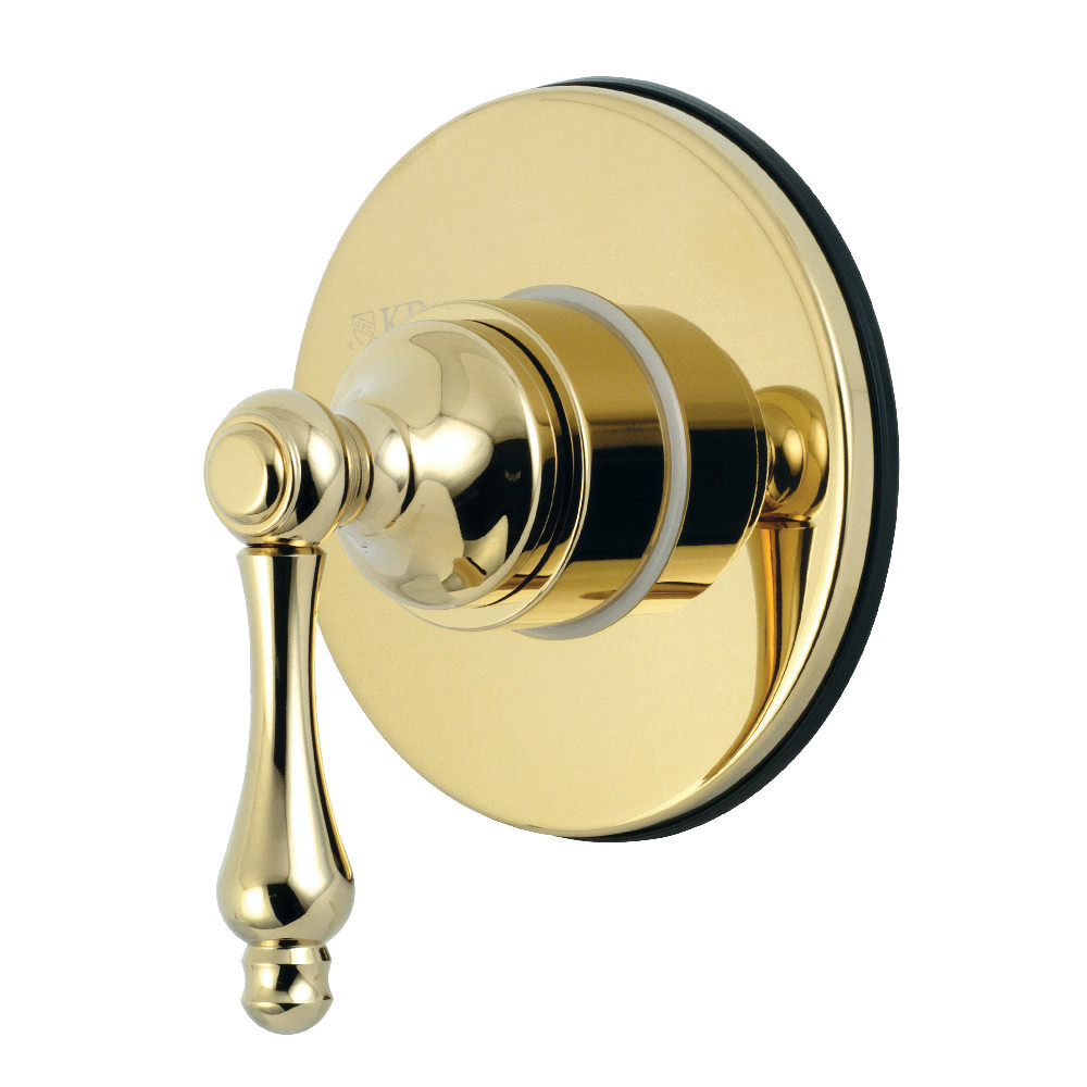 KS3032AL Traditional Single-Handle Three-Way Diverter Valve with Trim Kit, Polished Brass