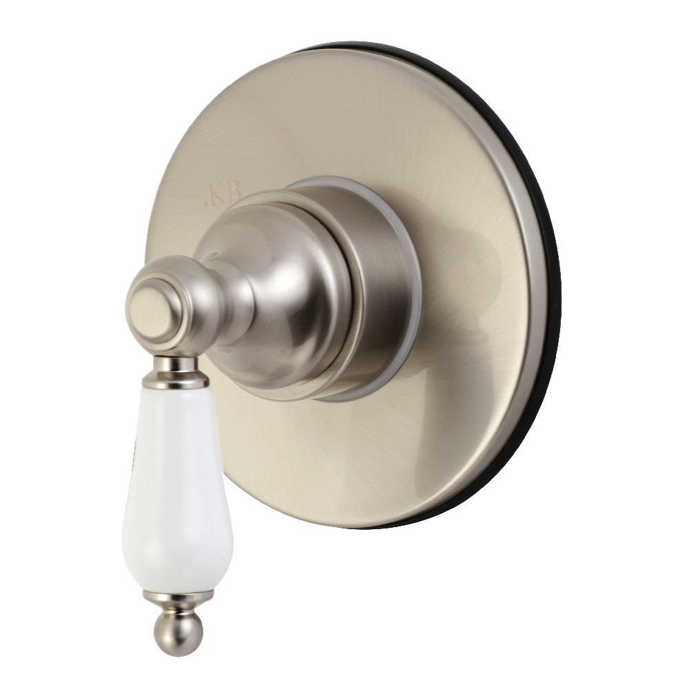 KS3038PL Traditional Single-Handle Three-Way Diverter Valve with Trim Kit, Brushed Nickel