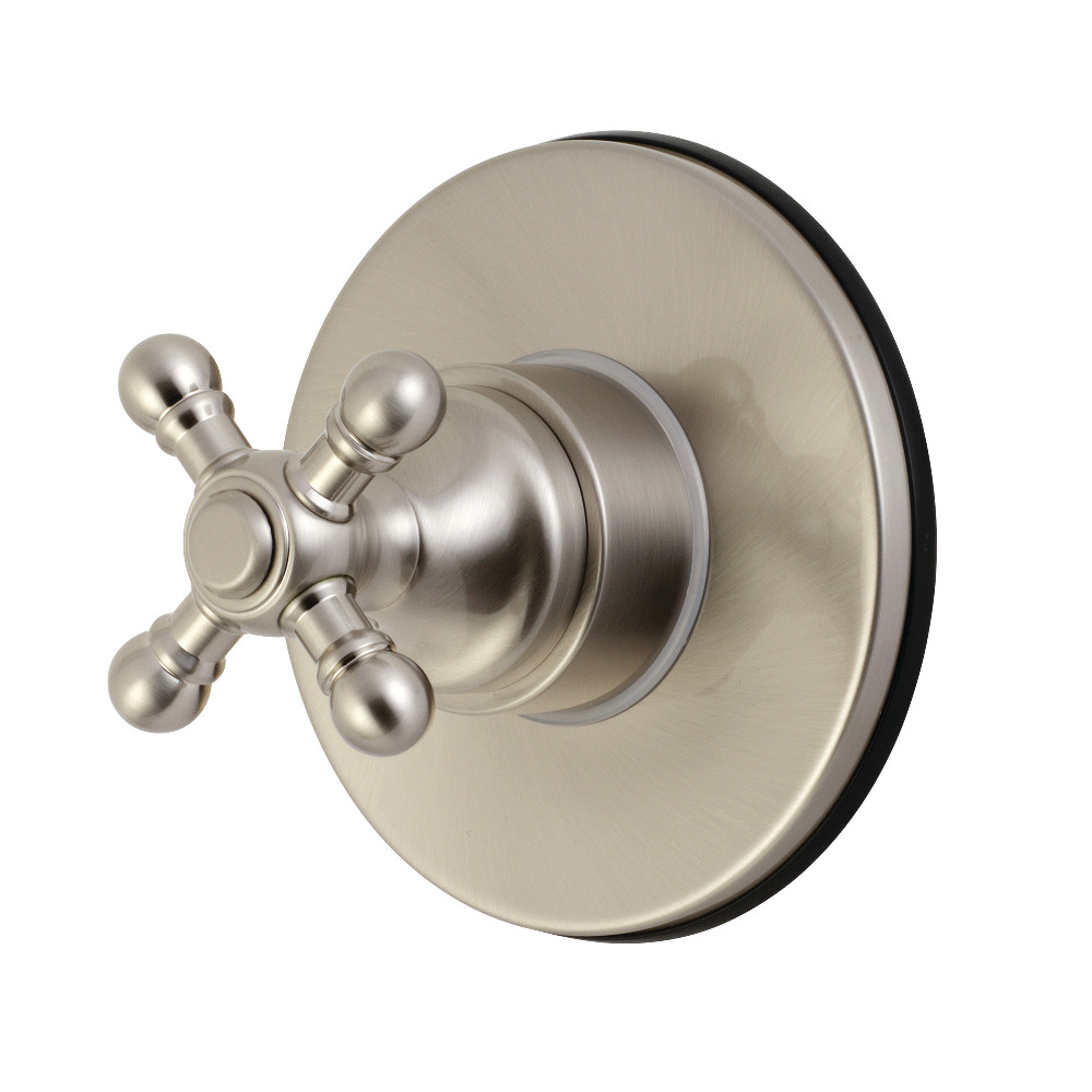 KS3038BX Traditional Single-Handle Three-Way Diverter Valve with Trim Kit, Brushed Nickel