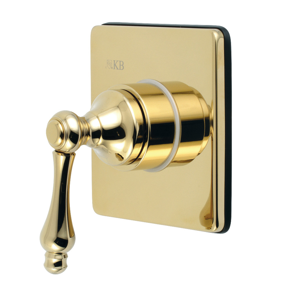 KS3042AL Traditional Single-Handle Three-Way Diverter Valve with Trim Kit, Polished Brass