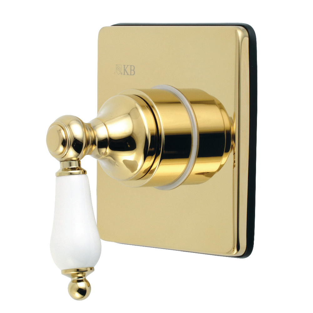 KS3042PL Traditional Single-Handle Three-Way Diverter Valve with Trim Kit, Polished Brass