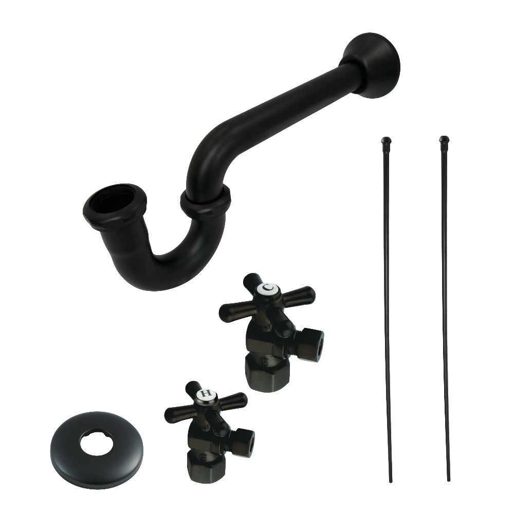 KPK100MBP Trimscape Plumbing Supply Kit Combo, Matte Black