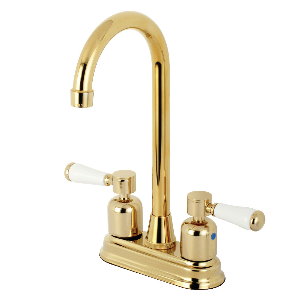 Paris Bar Faucet, Polished Brass -  FurnOrama, FU3548146