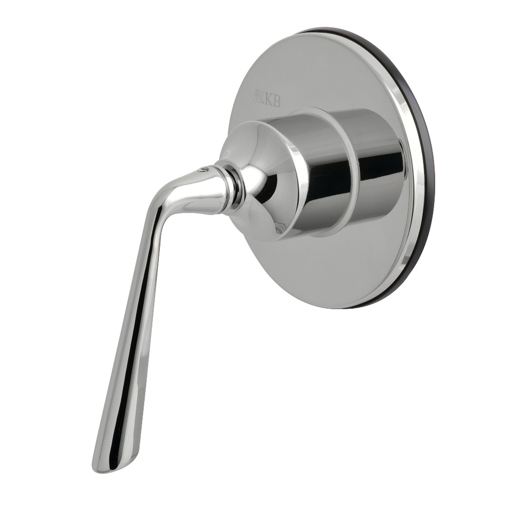 KS3031ZL Traditional Three-Way Diverter Valve with Single Handle & Round Plate, Polished Chrome