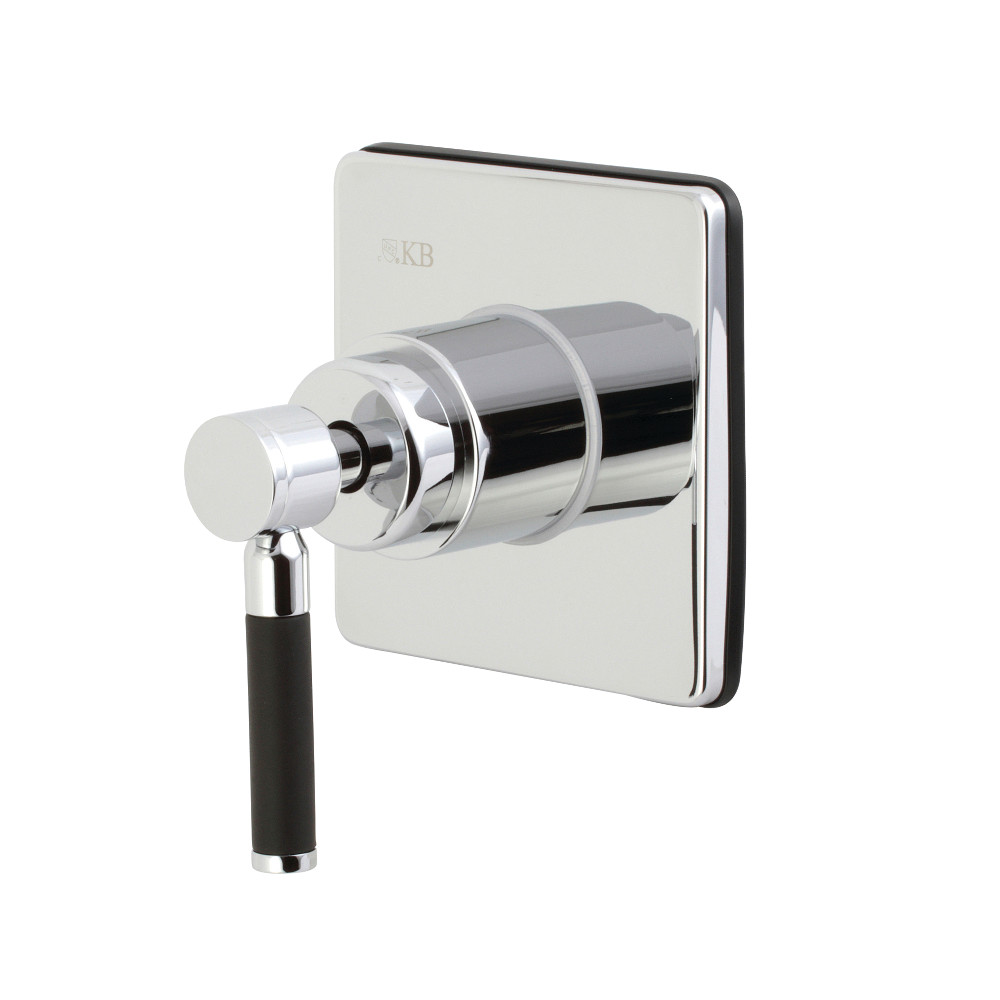 KS3041DKL Concord Three-Way Diverter Valve with Single Handle & Square Plate, Polished Chrome