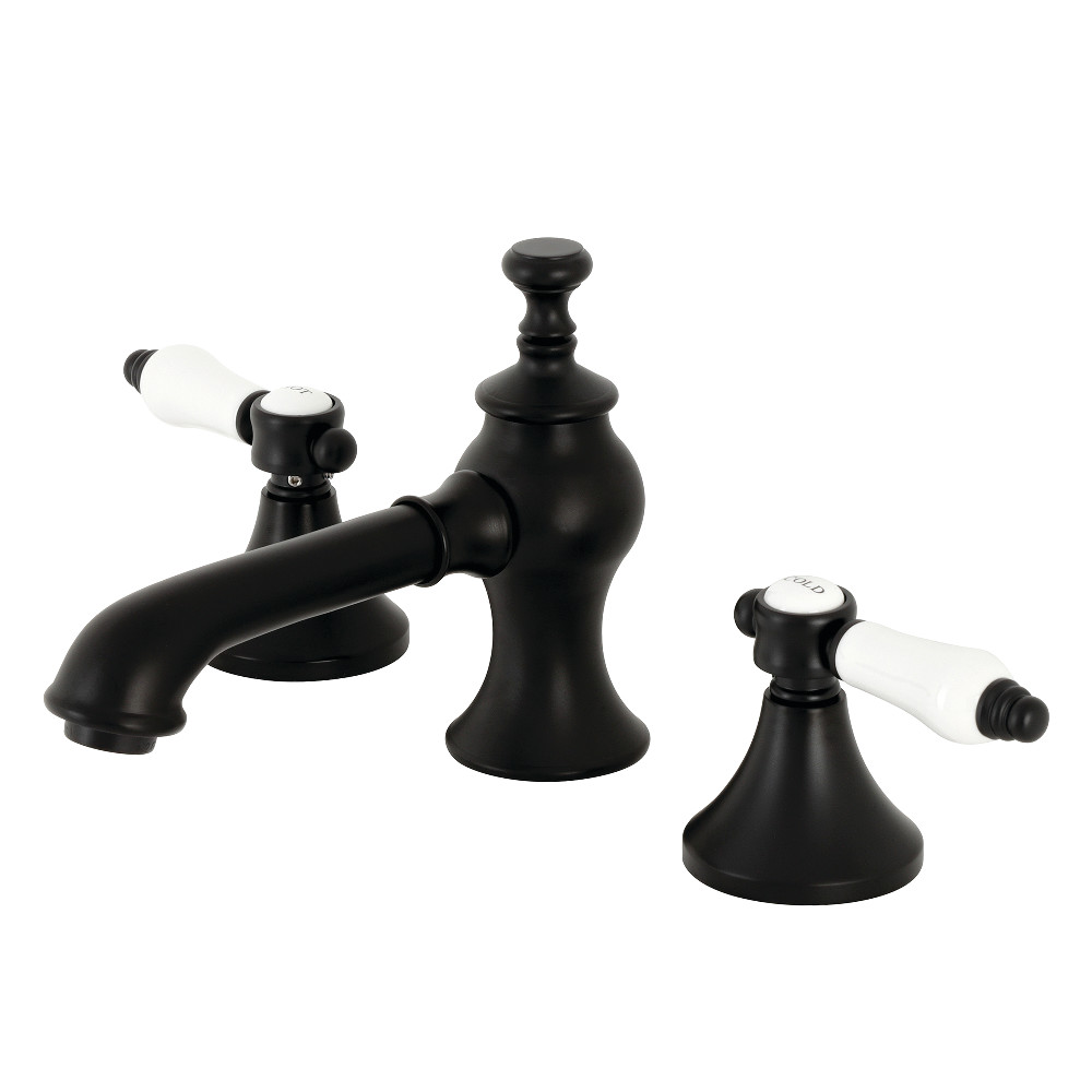 Picture of Kingston Brass KC7060BPL 8 in. Bel-Air Widespread Bathroom Faucet, Matte Black