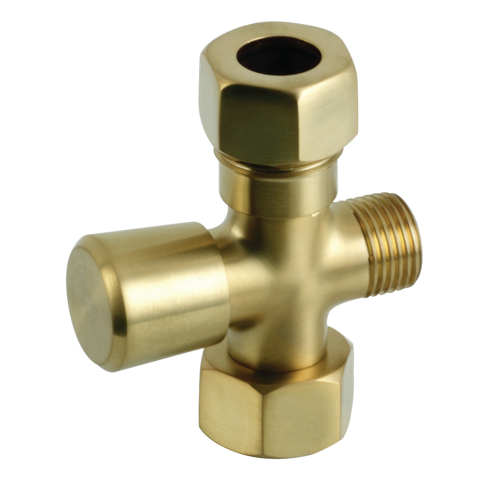 ABT1060-7 Vintage Shower Diverter, Brushed Brass