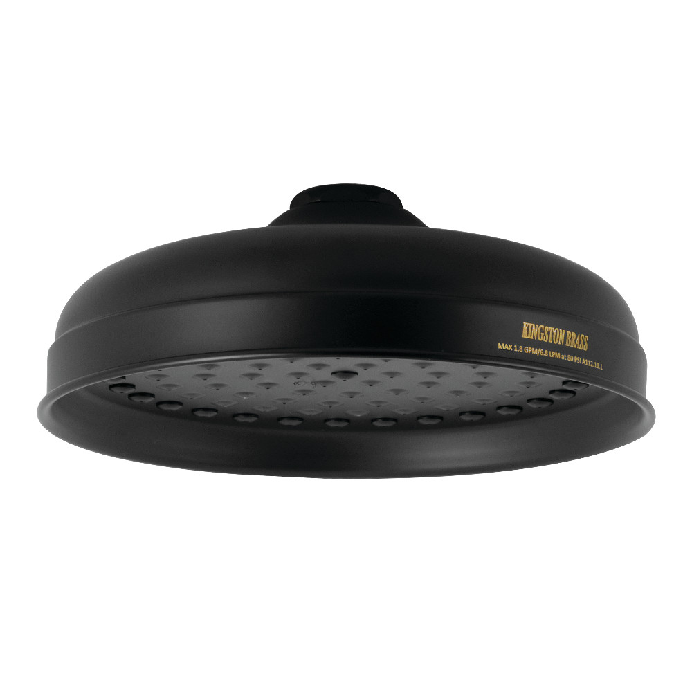 Picture of Kingston Brass K124A0 8 in. Victorian OD Raindrop Shower Head with 91 Water Channels, Matte Black
