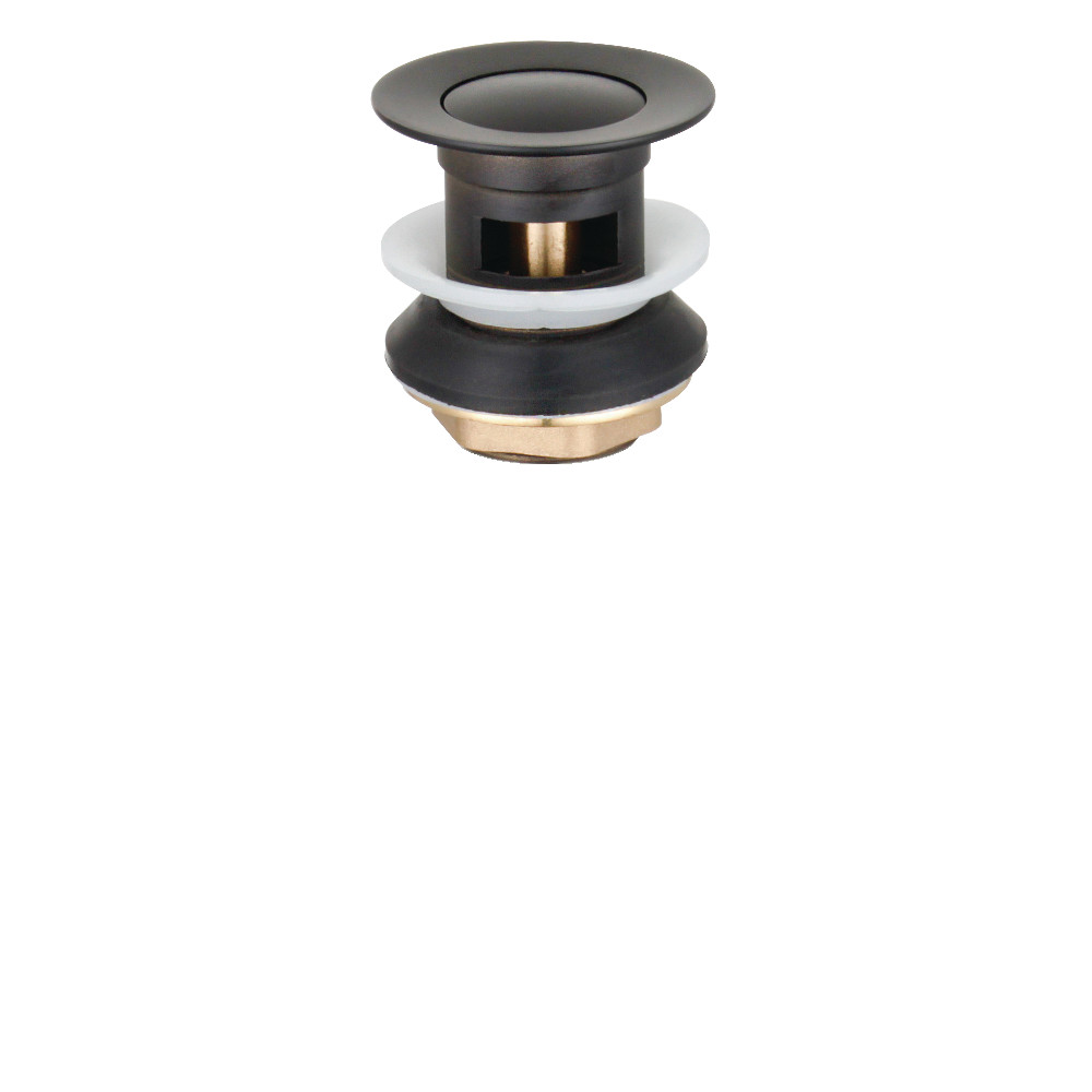 KB6000 Complement Push-Up Drain with Overflow, Matte Black