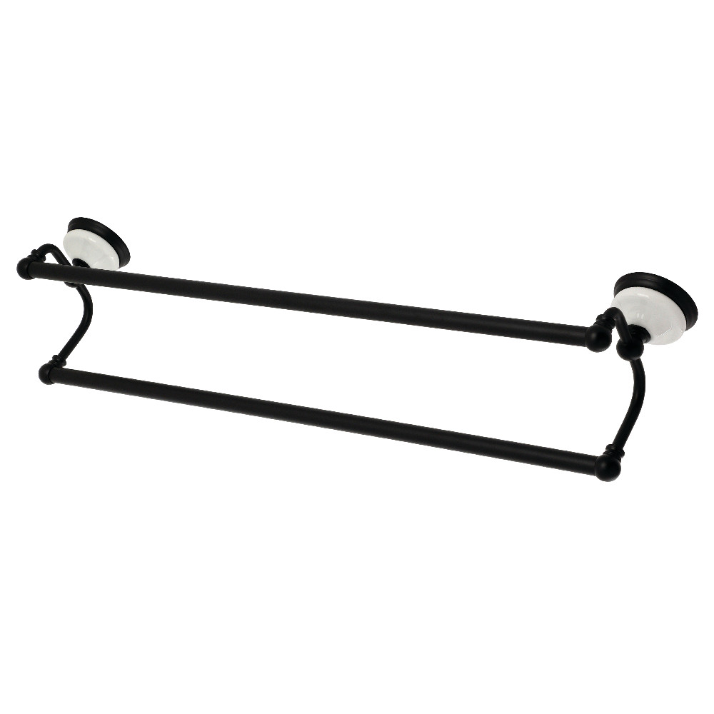 Victorian Dual Towel Bar - Matte Black