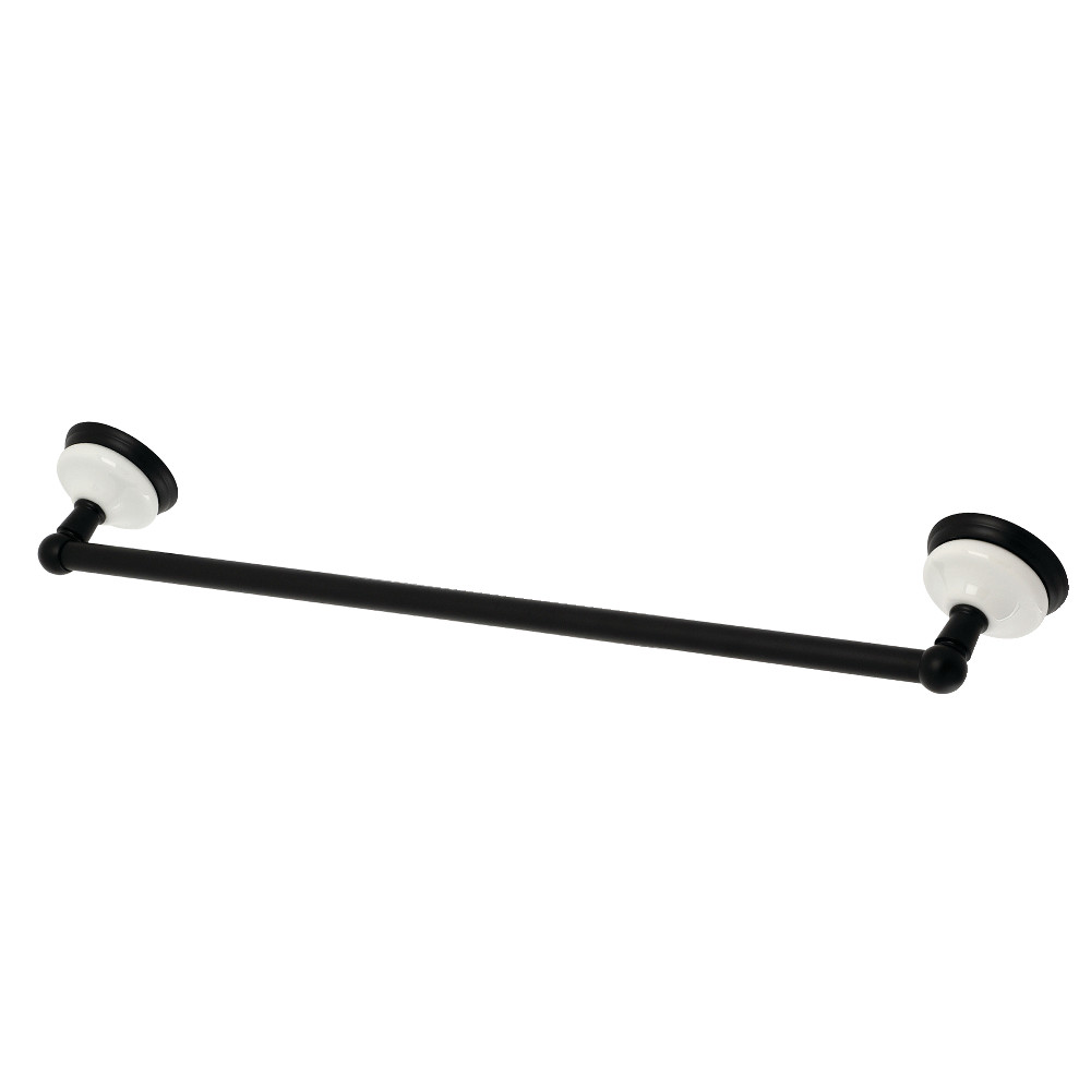 24 in. Victorian Towel Bar, Matte Black