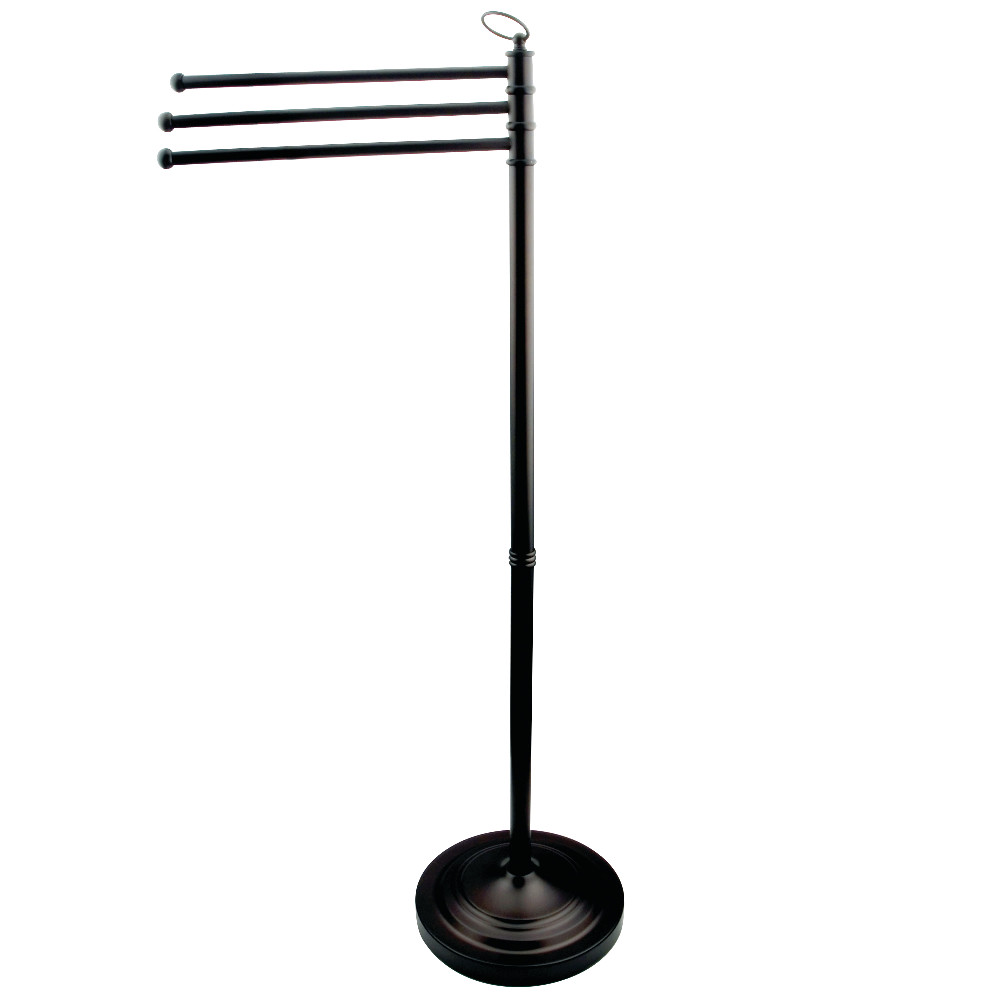 CC2020 Vintage Pedestal Towel Bar, Matte Black