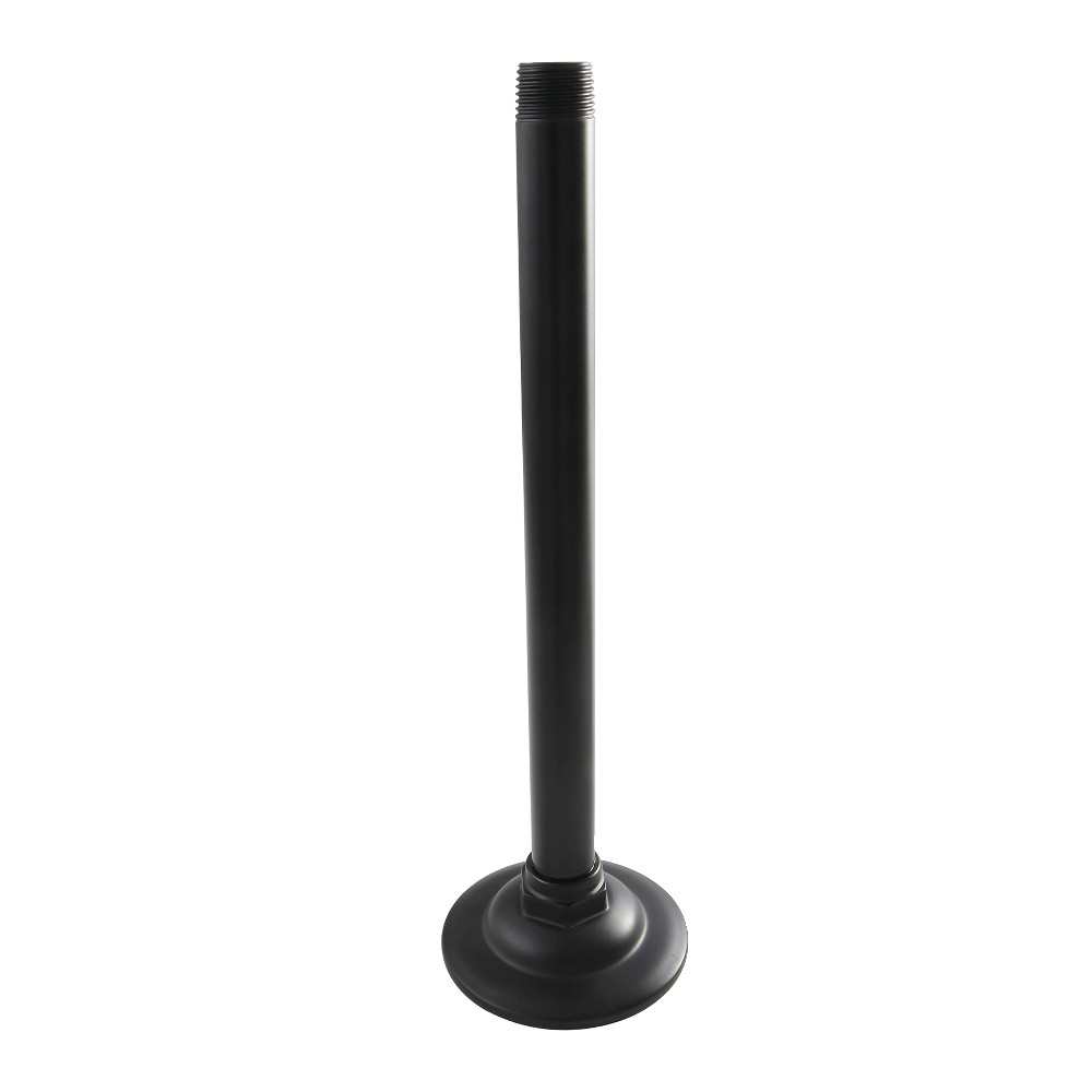 K210A0 Kingston Brass Trimscape 10 in. Raindrop Shower Arm, Matte Black