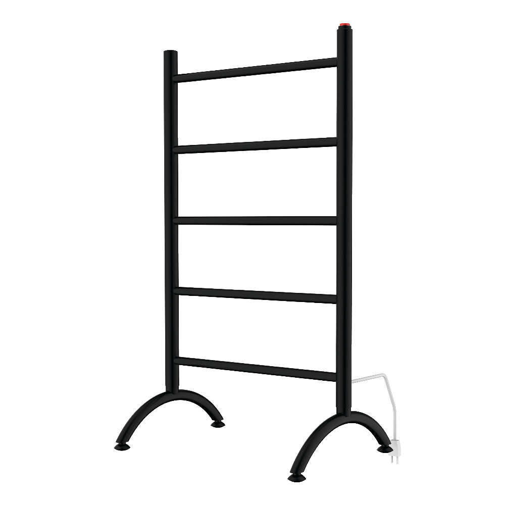 Templeton Freestanding & Wall Mount Hardwired or Plug-In Towel Warmer, Matte Black