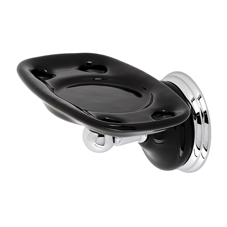 Water Onyx Toothbrush & Tumbler Holder, Polished Chrome