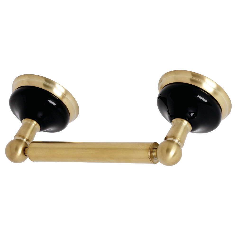 Water Onyx Toilet Paper Holder, Brushed Brass