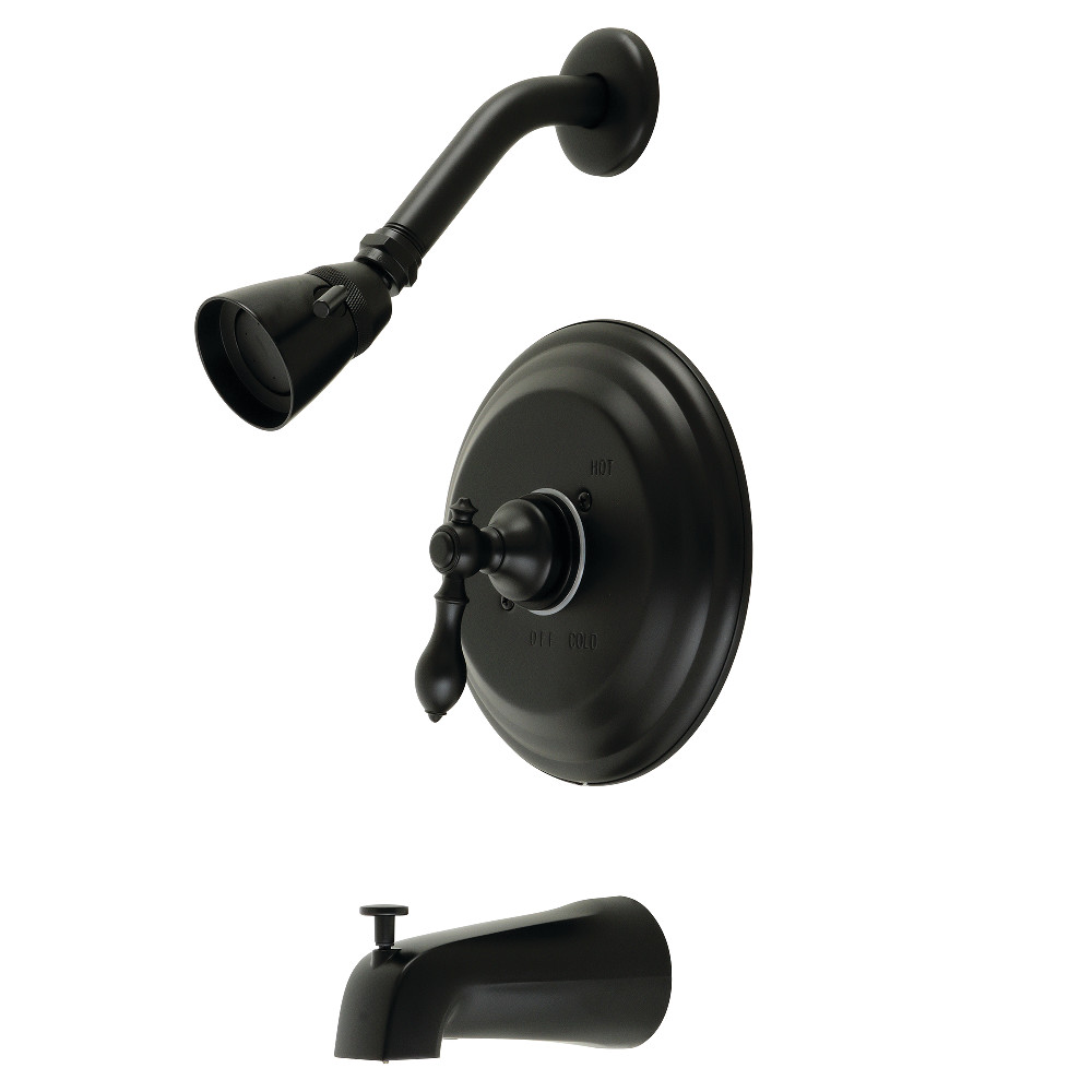 American Classic Single-Handle Tub & Shower Faucet, Matte Black