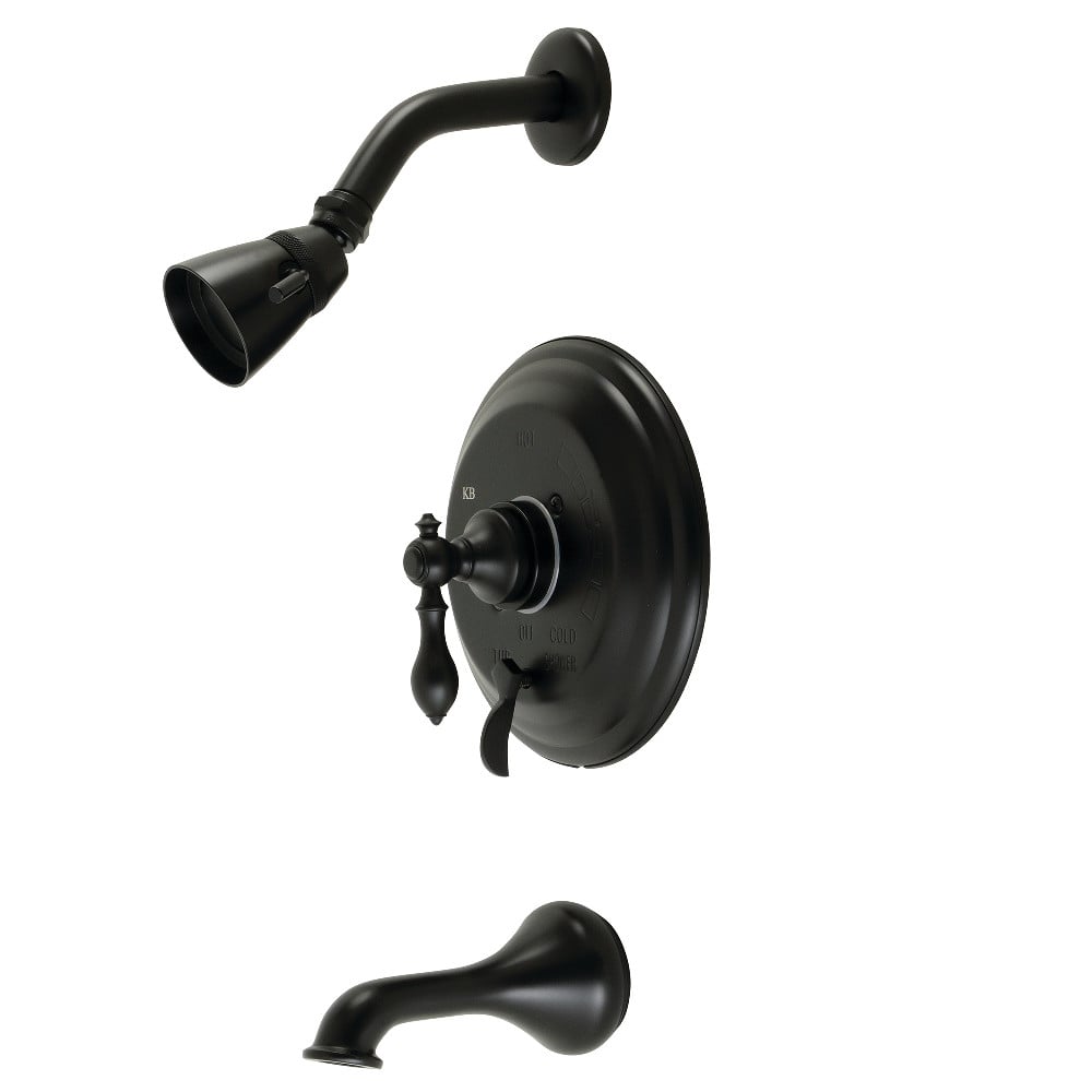 American Classic Single-Handle Tub & Shower Faucet, Matte Black