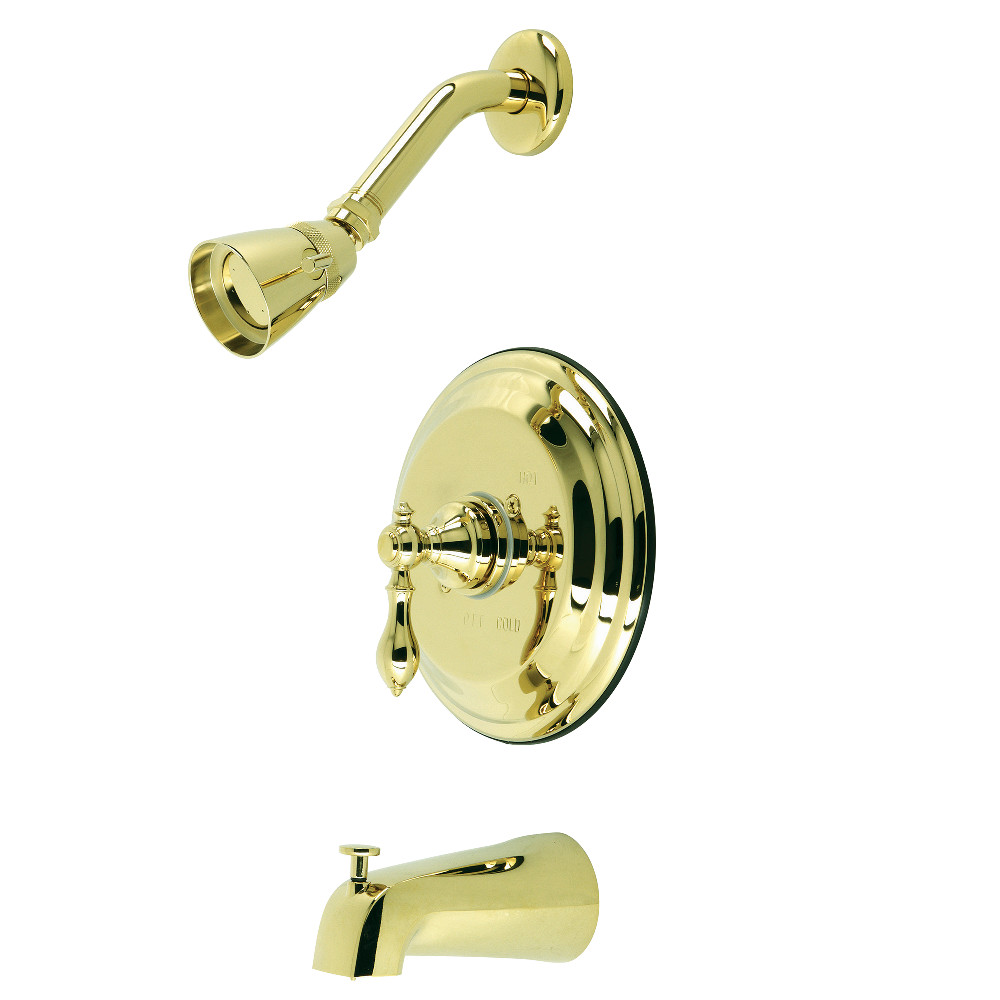 American Classic Single-Handle Tub & Shower Faucet, Polished Brass